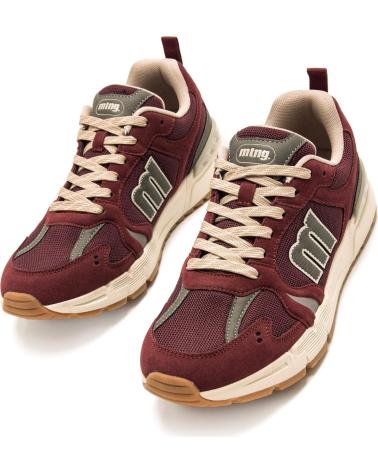 SNEAKERS CASUAL MTNG 84765 ROSSE CON PANNELLI E SUOLA COMFORT ROJO