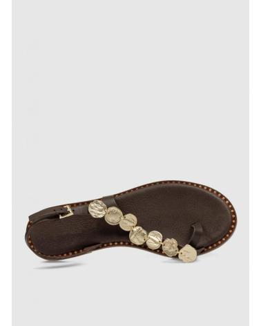 Início-KESLEM-SANDALIA-PARA-MUJER-EN-COLOR-CON-DETALLES-DORADOS-MARRON