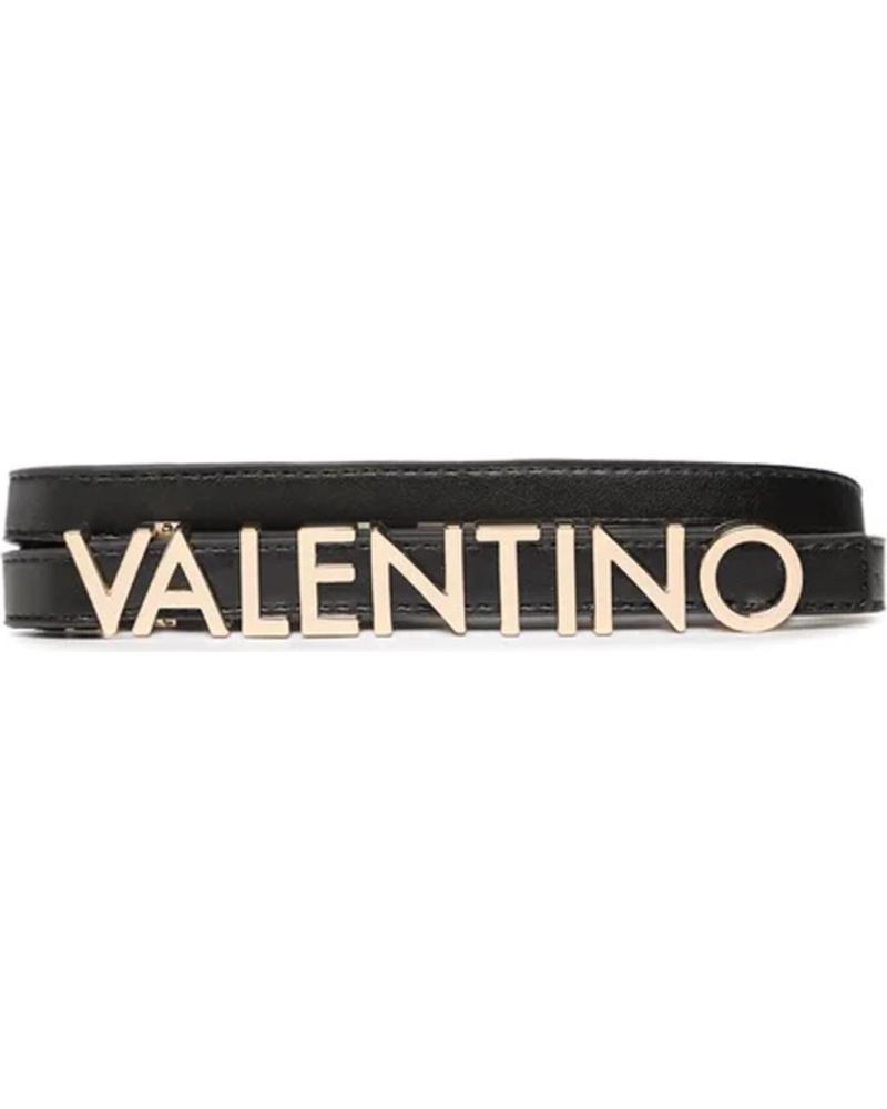 CINTURA VALENTINO VCS6W555 CON FIBBIA LOGO NERA NEGRO