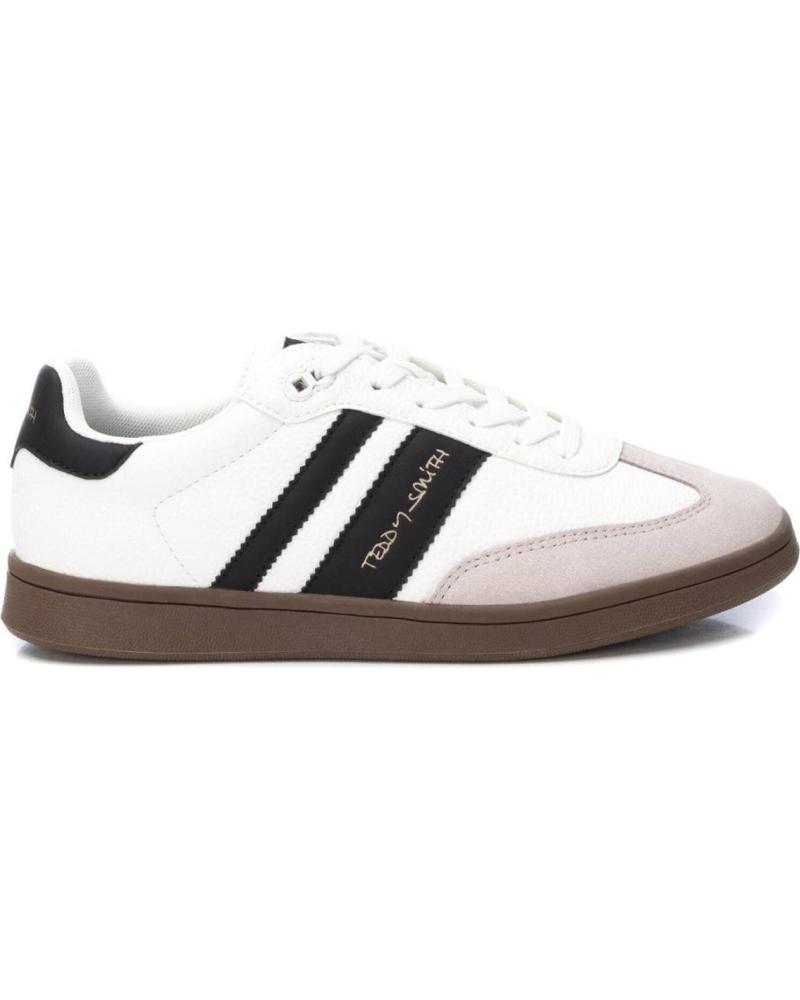SCARPE SPORTIVE TEDDY SMITH 120032 BIANCHE E NERE NEGRO
