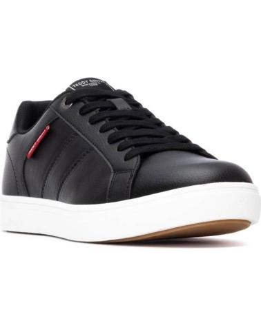 TEDDY SMITH 120307 SCHWARZE SNEAKER - KLASSISCHER URBANER STIL NEGRO