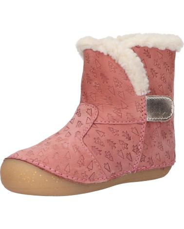Stivali per Bambina KICKERS 909740-10 SO WINDY NUBUCK 132 ROSE OR FANTAIS
