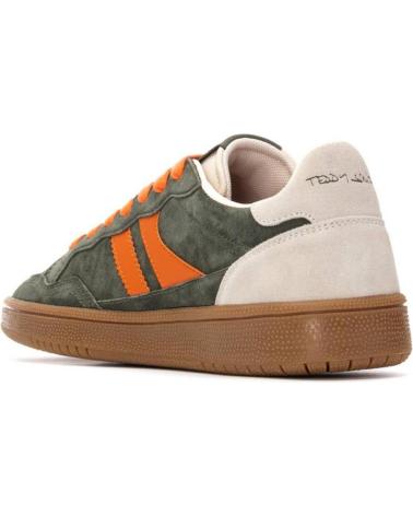 Home-TEDDY-SMITH-TEDDY SMITH 120310 KHAKI SNEAKERS WITH ORANGE LACES-KAKI