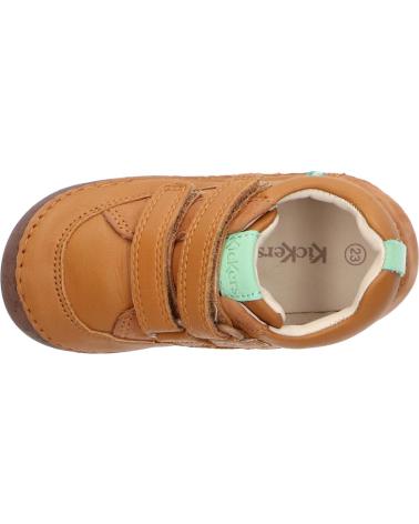 Schuhe für Mädchen und Junge KICKERS 894563-10 SOSTANKRO SHEE 114 CAMEL