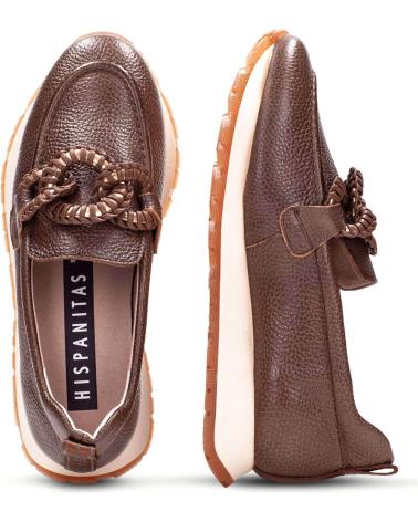 HISPANITAS LOAFER HI254238 KANSAS HAZELNUT AVELLANAC006