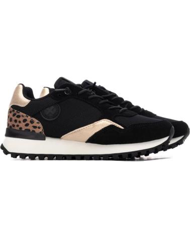 TÊNIS URBANOS XTI 144161 PRETOS COM DETALHE ANIMAL PRINT NEGRO
