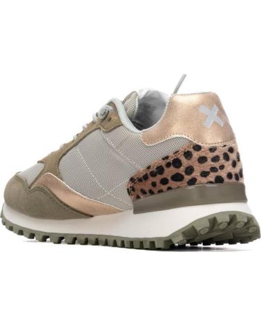 TÊNIS URBANOS XTI 144161 CÁQUI COM DETALHE ANIMAL PRINT KAKI