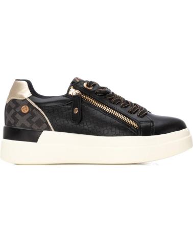 XTI 144233 BLACK URBAN SNEAKERS WITH ZIPPERS NEGRO
