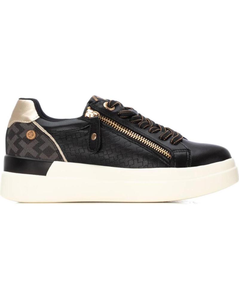 XTI 144233 BLACK URBAN SNEAKERS WITH ZIPPERS NEGRO