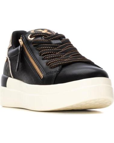 XTI 144233 BLACK URBAN SNEAKERS WITH ZIPPERS NEGRO
