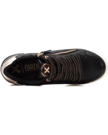 XTI 144233 BLACK URBAN SNEAKERS WITH ZIPPERS NEGRO