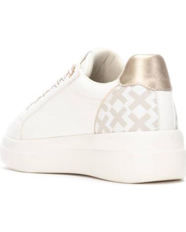 XTI 144233 WHITE SNEAKERS WITH ZIPPER AND MONOGRAM BLANCO