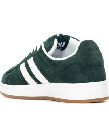XTI 144545 FREIZEITSCHUHE GRÜN MIT WEISSEN SEITENSTREIFEN VERDE