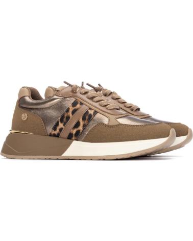 BASKET XTI 144672 TAUPE AVEC IMPRIMÉ LÉOPARD TAUPE