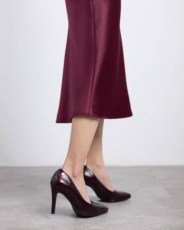 XTI ZAPATOS DE VESTIR XTI 144725 PARA MUJER BURDEOS