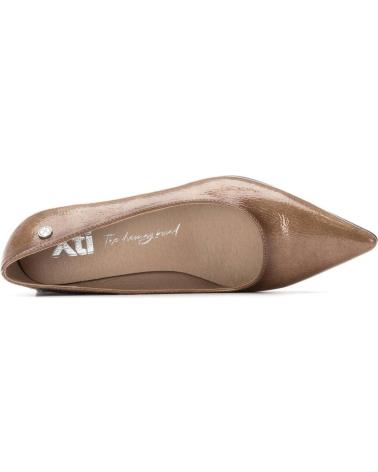 Home-XTI-XTI LOW HEEL PUMP 144727 BEIGE-BEIGE