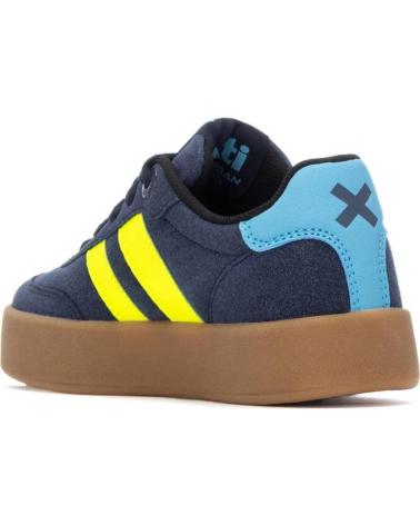 ZAPATILLAS XTI 151360 NAVY CON DETALLES AMARILLOS NAVY