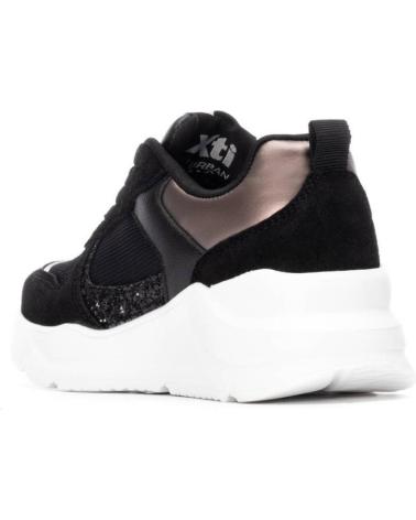 ZAPATILLAS XTI 151394 NEGRAS | DISEÑO CASUAL MODERNO NEGRO