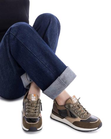 TÊNIS REFRESH 172960 KAKI COM ZÍPER LATERAL KAKI