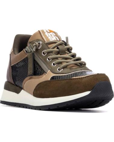 TÊNIS REFRESH 172960 KAKI COM ZÍPER LATERAL KAKI