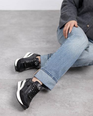 SNEAKERS XTI 144382 NERE NEGRO