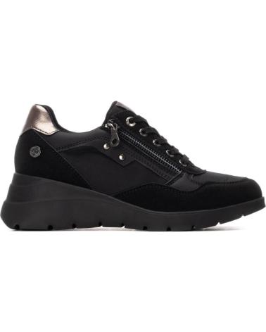 XTI 144500 SCHWARZ | LÄSSIGE PLATEAU-SNEAKER NEGRO
