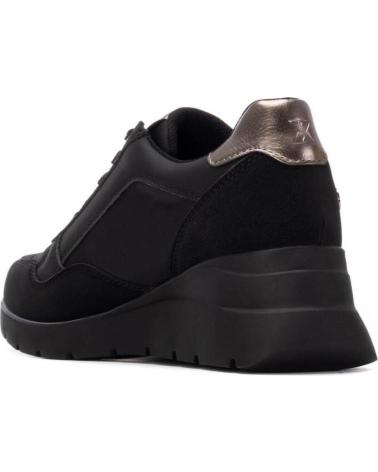 XTI 144500 SCHWARZ | LÄSSIGE PLATEAU-SNEAKER NEGRO