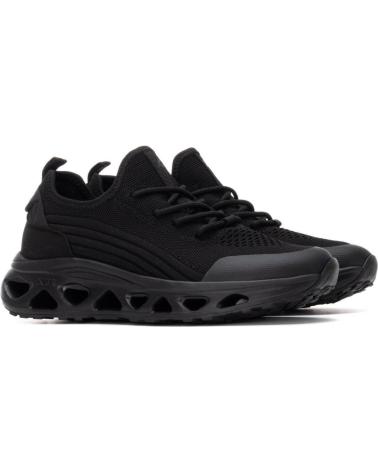 XTI 144541 FREIZEITSCHUHE SCHWARZ MIT GEFORMTER SOHLE NEGRO