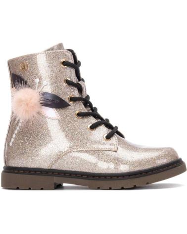 STIVALI XTI 151395 NUDE GLITTER | STILE URBANO CON DETTAGLIO PELUCHE NUDE