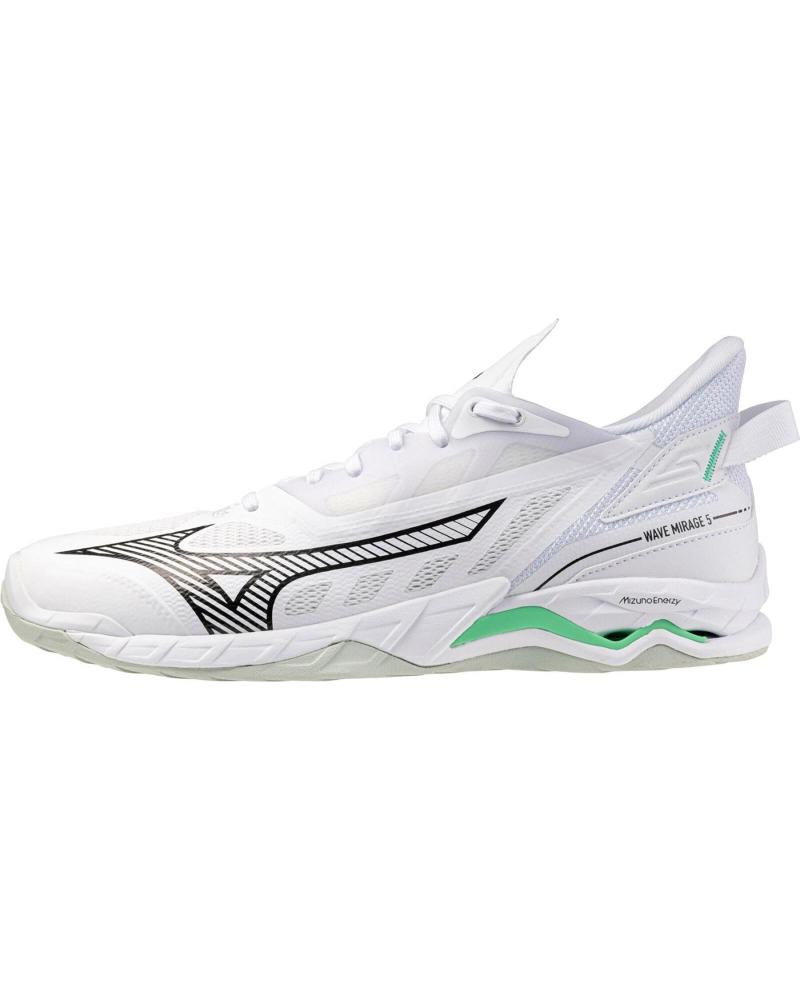 MIZUNO ZAPATILLAS BALONMANO-VOLEY WAVE MIRAGE 5 100 BLANCO