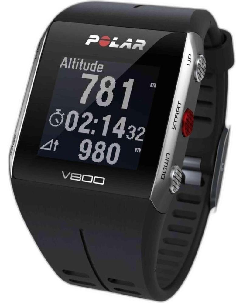 POLAR CAMPING EN COLOR PARA SPORTS GYM FITNESS NEGRO