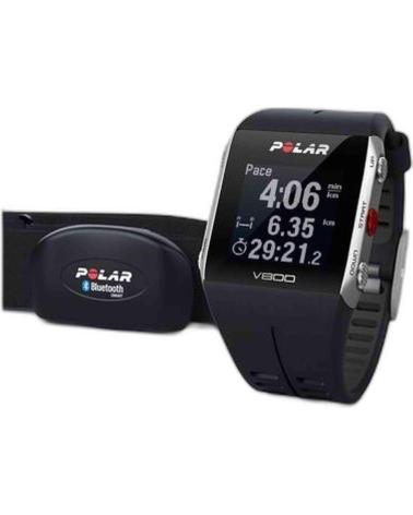 POLAR CAMPING EN COLOR PARA SPORTS GYM FITNESS NEGRO