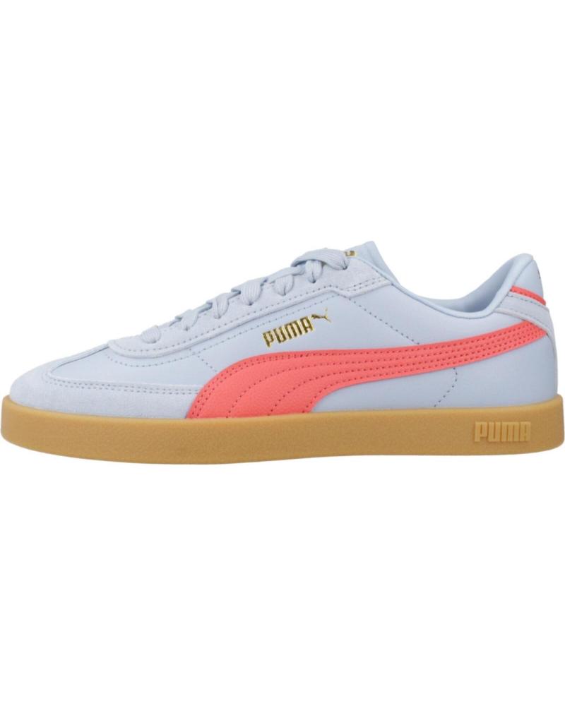 PUMA CLUB II ERA JR AZZURRO CORALLO SUOLA GOMMA BLUE