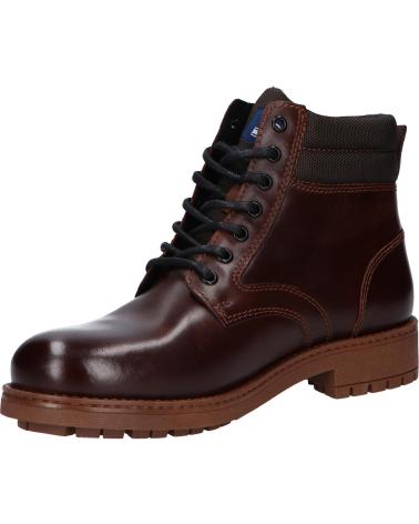 Botins de Homem TOMMY HILFIGER EM0EM01057 SHORT LACE UP BOOT GT7 TRUFFLE BROWN