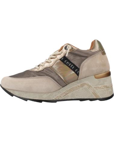 SNEAKERS CETTI C1149SRA INV26 MARRONE CHIARO BEIGE CON DETTAGLI METALLICI DESERT