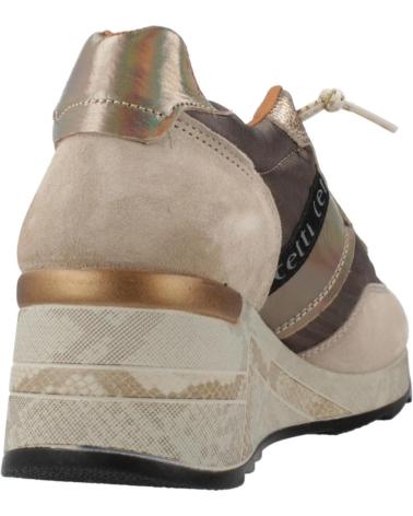 BASKETS CETTI C1149SRA INV26 MARRON CLAIR BEIGE AVEC DÉTAILS MÉTALLIQUES DESERT