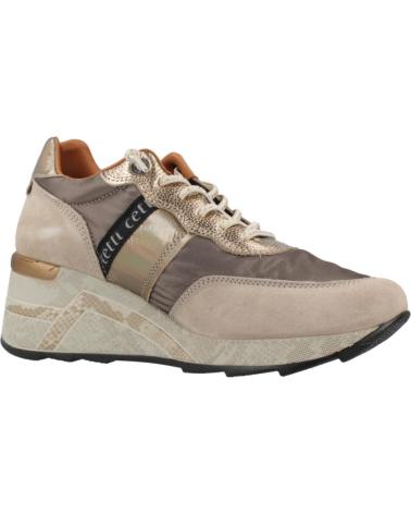 BASKETS CETTI C1149SRA INV26 MARRON CLAIR BEIGE AVEC DÉTAILS MÉTALLIQUES DESERT