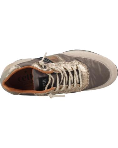 BASKETS CETTI C1149SRA INV26 MARRON CLAIR BEIGE AVEC DÉTAILS MÉTALLIQUES DESERT