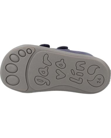 GARVALIN 251308G: SCARPE BLU MARINO CON DOPPIO VELCRO AZLMRN
