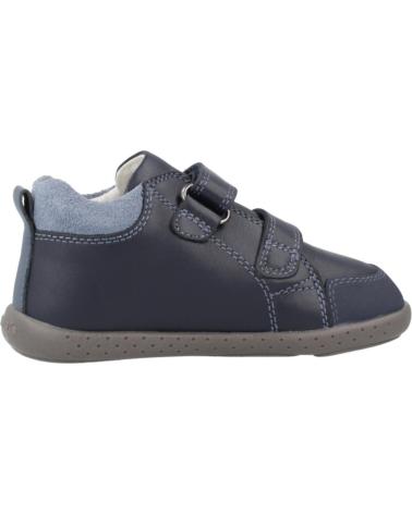 GARVALIN 251309G: SCARPE BLU OCEANO CON ORSETTO E DOPPIO VELCRO OCEAN