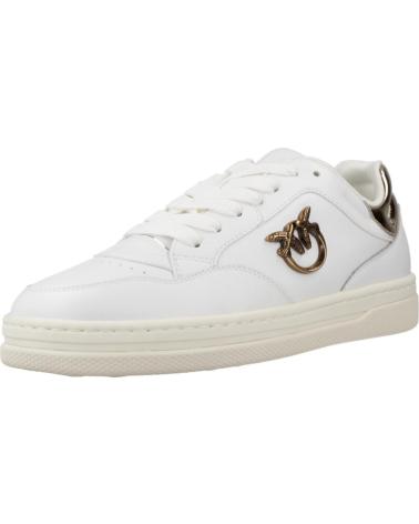 SNEAKERS PINKO SS0077 P108 ZHC BIANCHE CON LOGO LOVE BIRDS ZHC