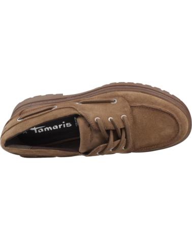MOCASSINI TAMARIS 23760 45 CAMEL IN PELLE CON SUOLA CARRARMATO CAMEL