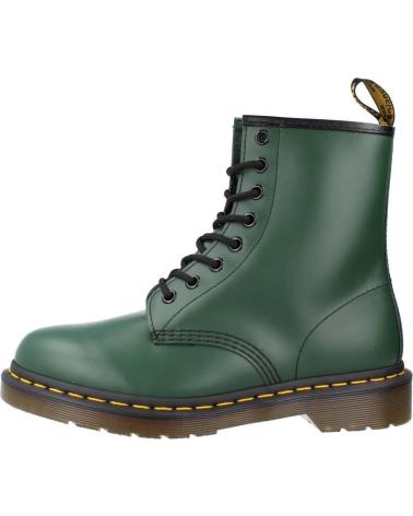 DR. MARTENS 1460: STIVALETTI CLASSICI IN PELLE VERDE GREEN