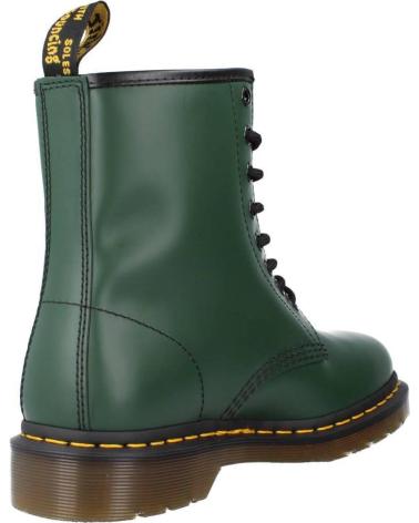 DR. MARTENS 1460: STIVALETTI CLASSICI IN PELLE VERDE GREEN
