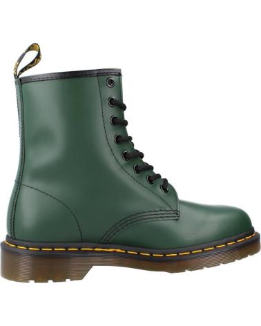 DR. MARTENS 1460: STIVALETTI CLASSICI IN PELLE VERDE GREEN