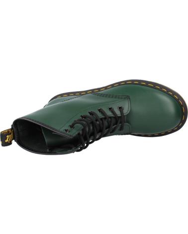 DR. MARTENS 1460: STIVALETTI CLASSICI IN PELLE VERDE GREEN