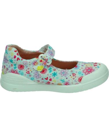 Inicio-BIOMECANICS-BIOMECANICS 222270-B: MERCEDITAS INFANTILES CON ESTAMPADO FLORAL-BLANCO