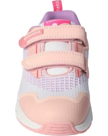 BASKETS BIOMECANICS BIORUNNER 252270-B113 BLANC-ROSE BLANCOROSAB113