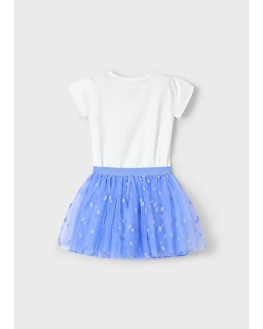 MAYORAL MODA INFANTIL NINA 3 946 049 CONJUNTO FALDA TUL ANIL 35431 2 AZUL