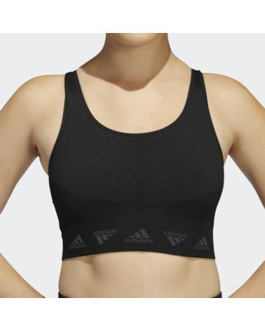 REGGISENO SPORTIVO ADIDAS AEROKNIT NERO NEGRO